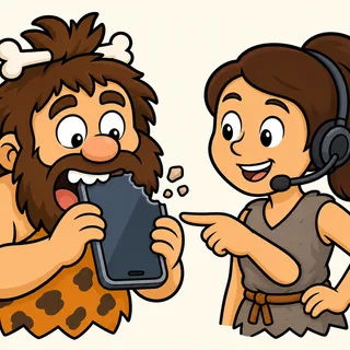 Caveman tech support