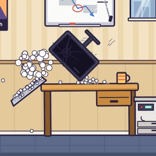 Cubicle wreck