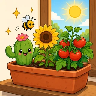 Windowsill flourish
